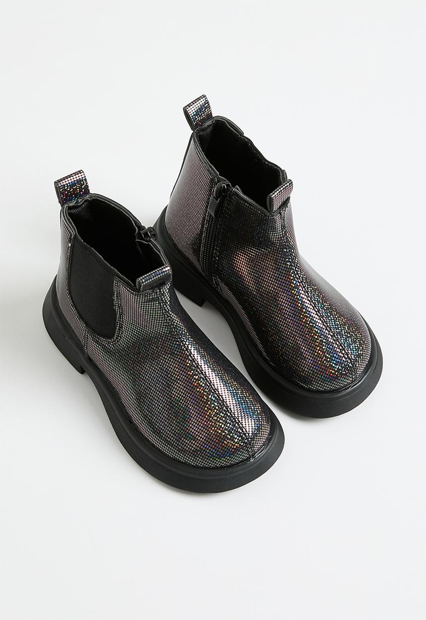 Pop Candy - Metallic ankle boot - black