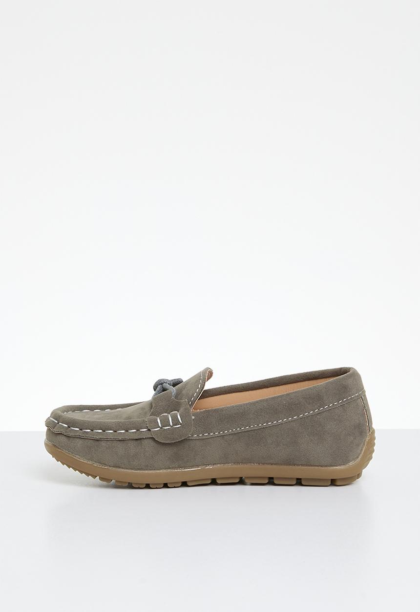 Pop Candy - Faux suede mocassin - grey