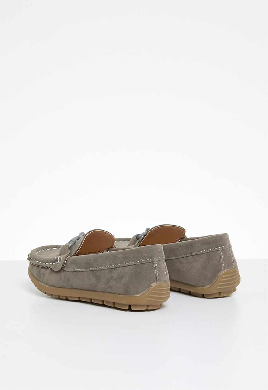 Pop Candy - Faux suede mocassin - grey