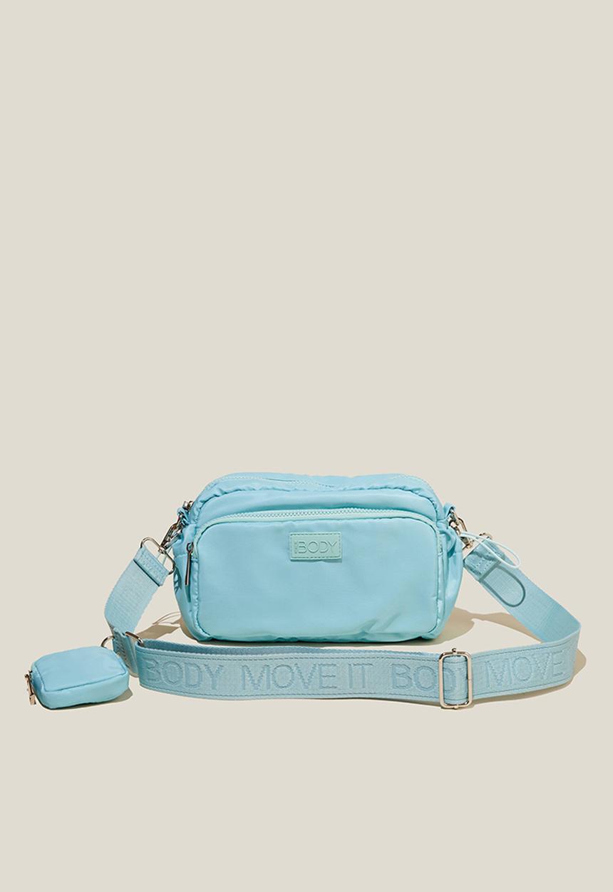 Rubi - Active essential crossbody bag - sea glass
