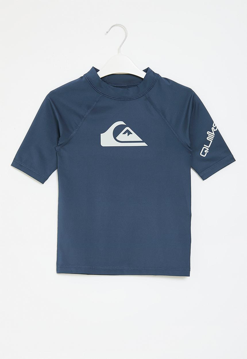 Quiksilver - All Time Short Sleeve Boy Apac -  Insignia Blue