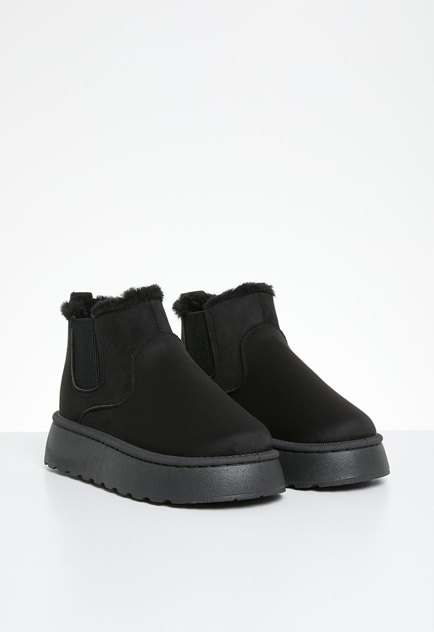 Pop Candy - Platform ankle boots - black