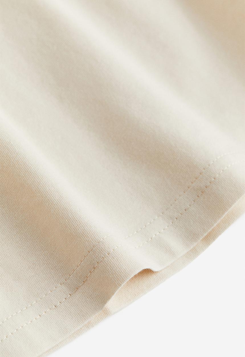 H&M - Boxy t-shirt - light beige