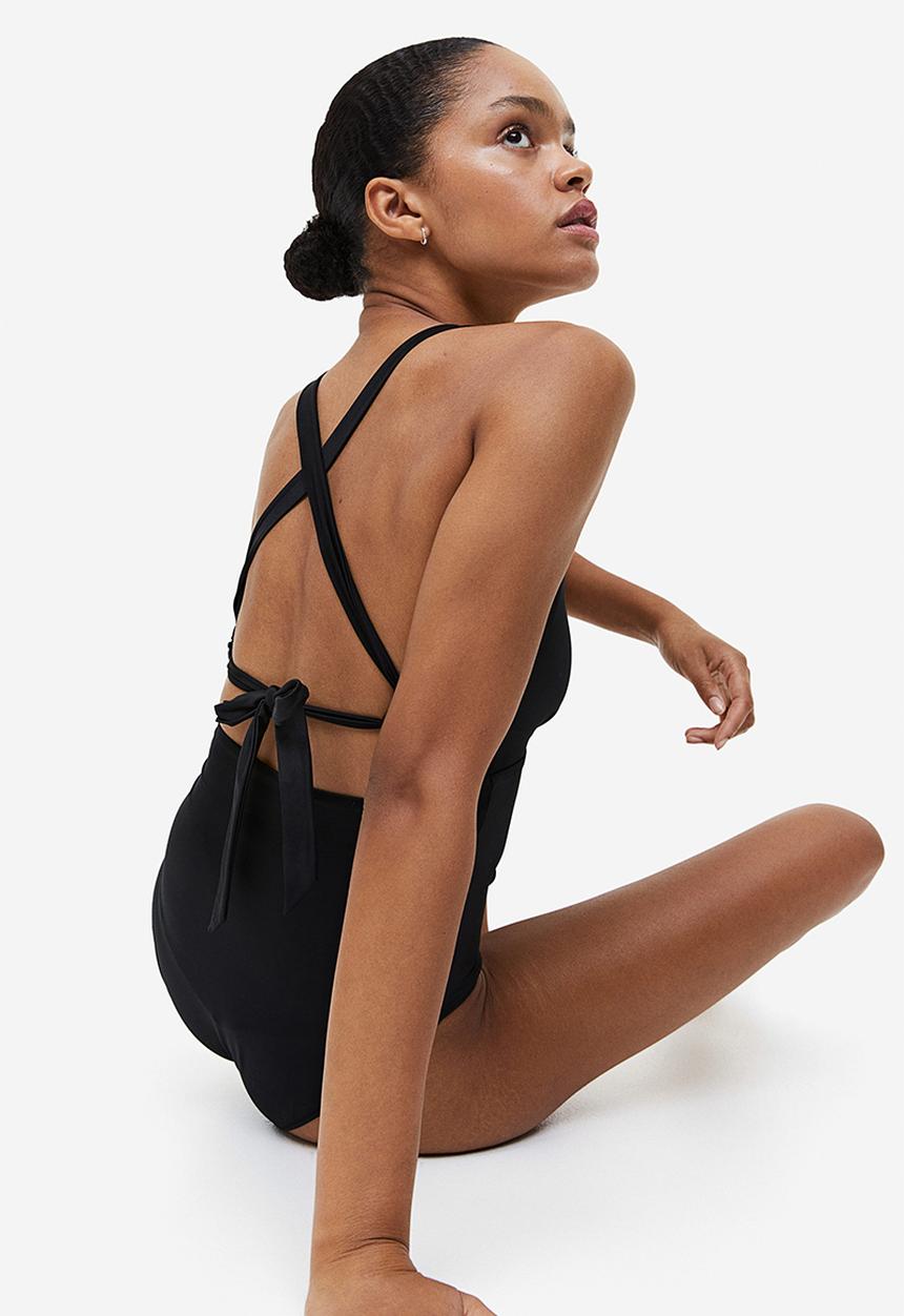H&M - Padded-cup swimsuit - black