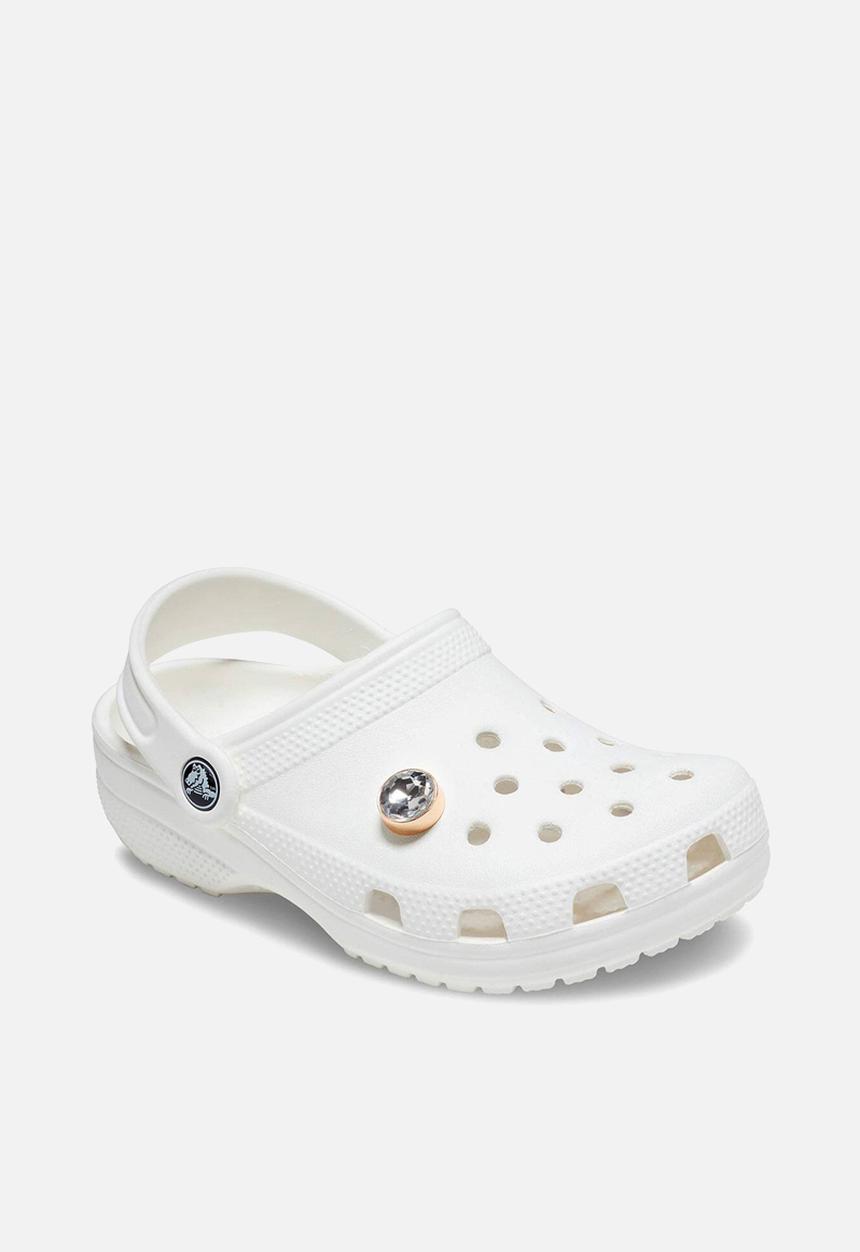 Crocs - Clear circle gem loose jibbitz - clear