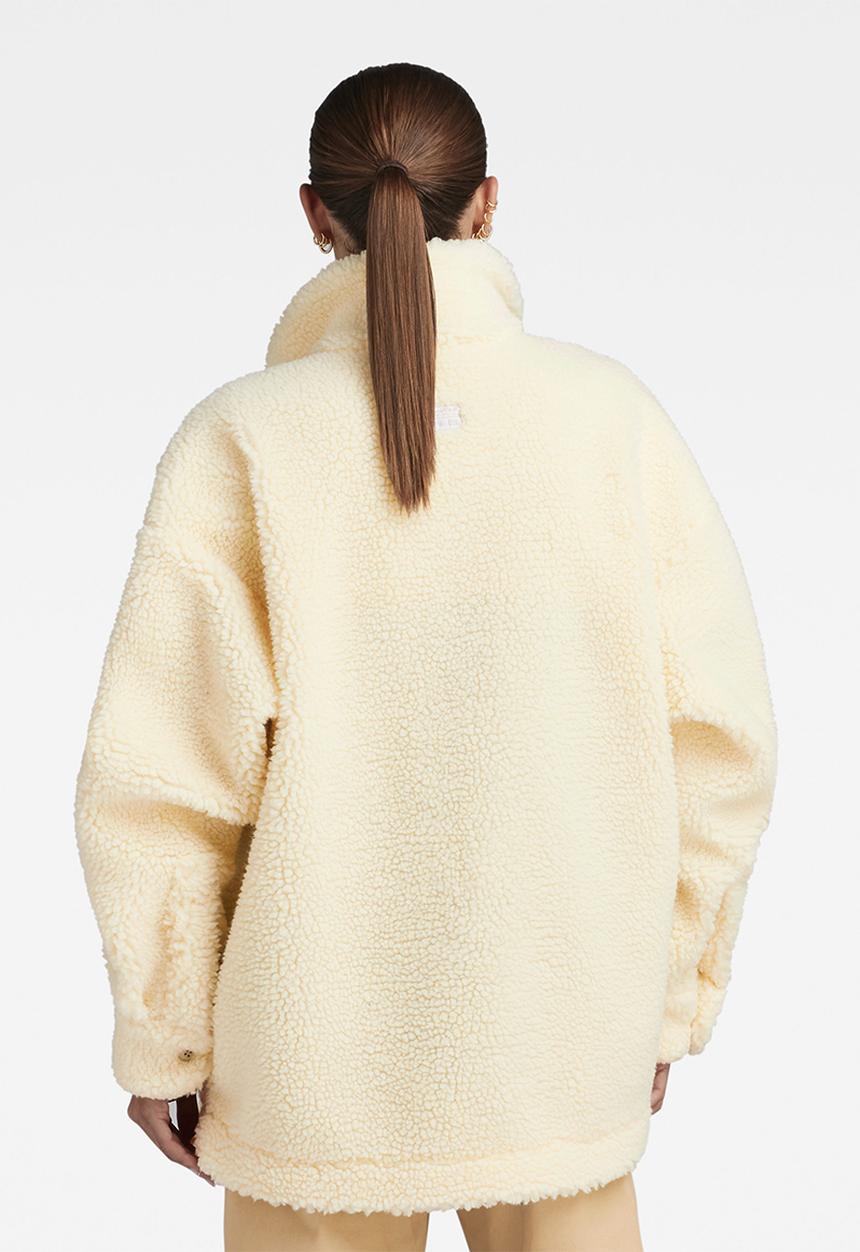 G-STAR - Oversized teddy overshirt wmn - ecru