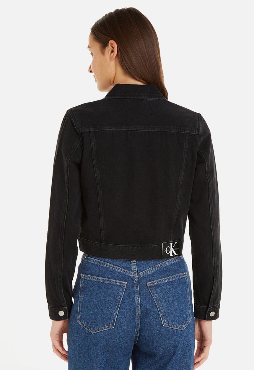 Calvin Klein - Cropped 90s jacket - denim black