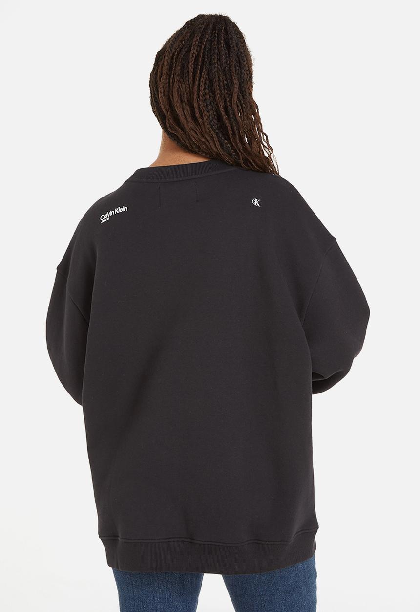 Calvin Klein - Galaxy aw boyfriend crewneck - ck black