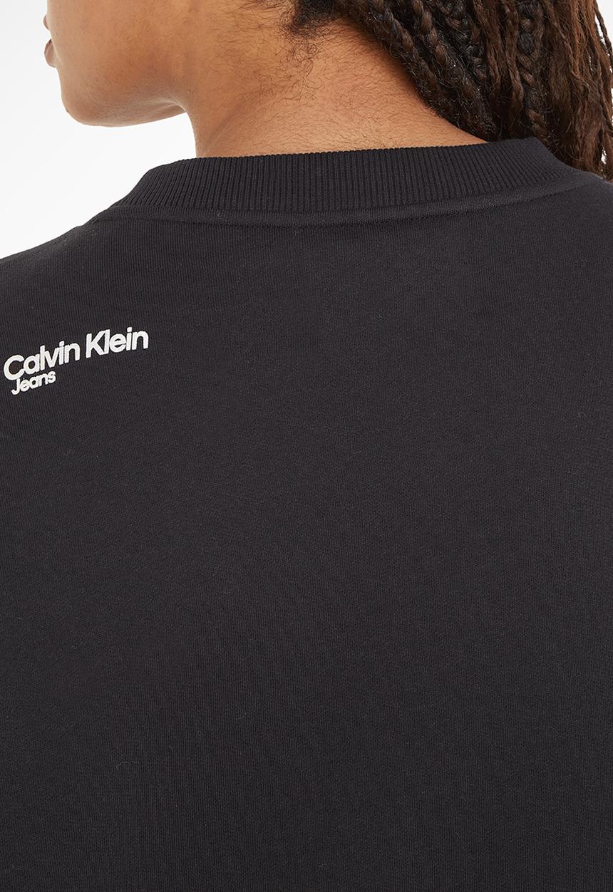 Calvin Klein - Galaxy aw boyfriend crewneck - ck black