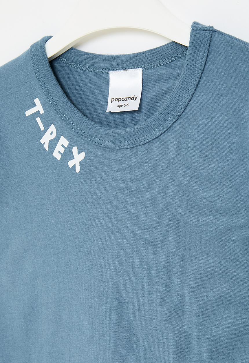 Pop Candy - Printed long sleeve tee - sky blue