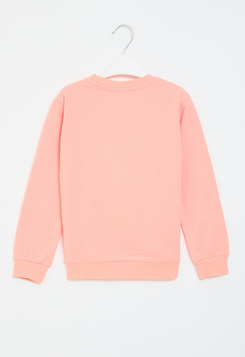 Pop Candy - Printed sweat top - pink & white