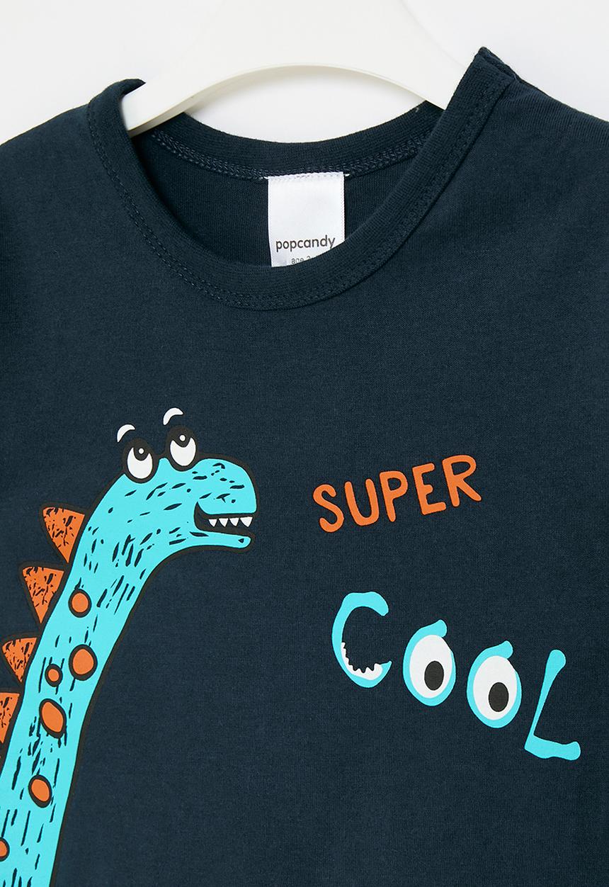 Pop Candy - Printed twofer - grey & navy