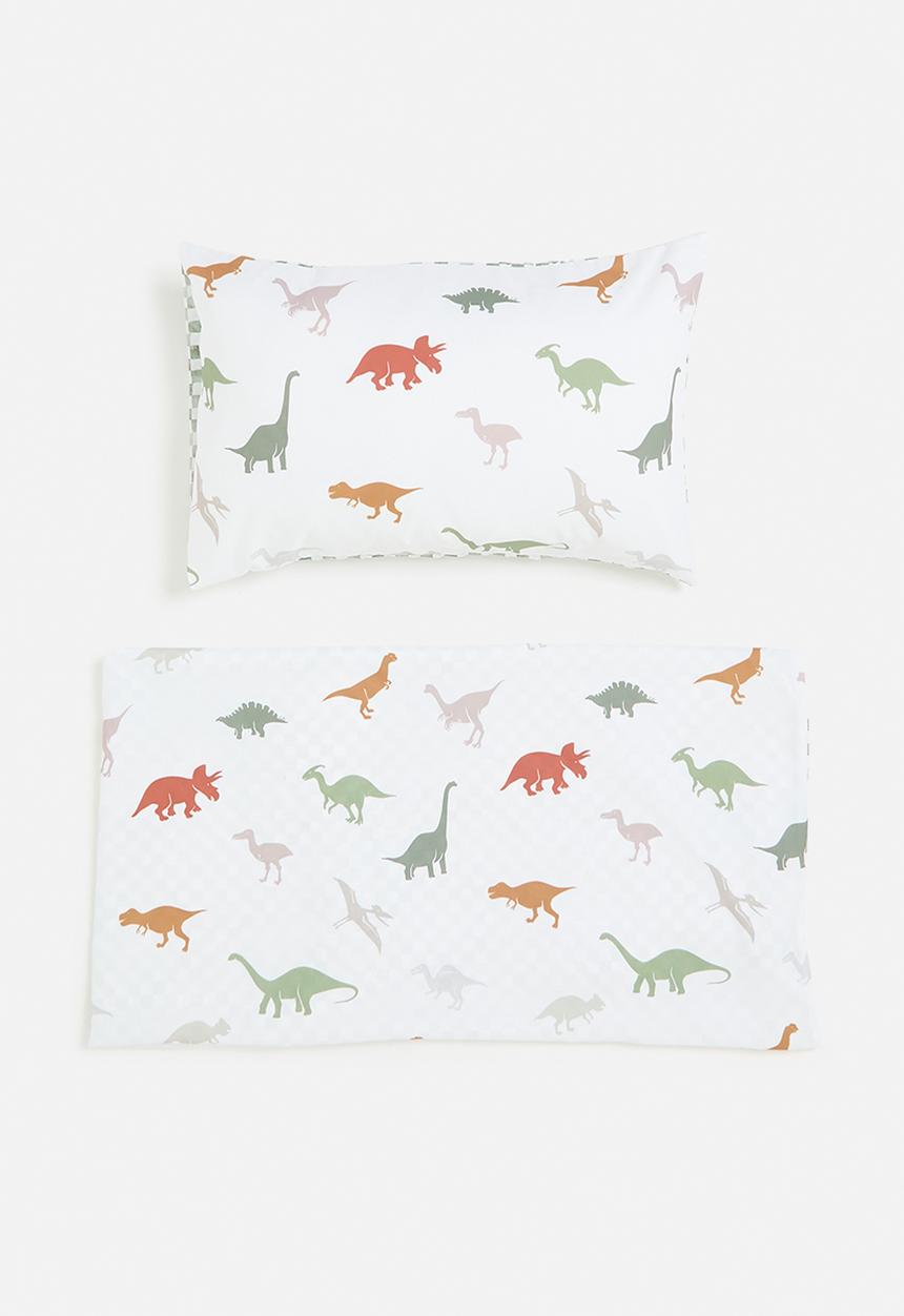 Sixth Floor - Jurassic reversible duvet covet set - multi