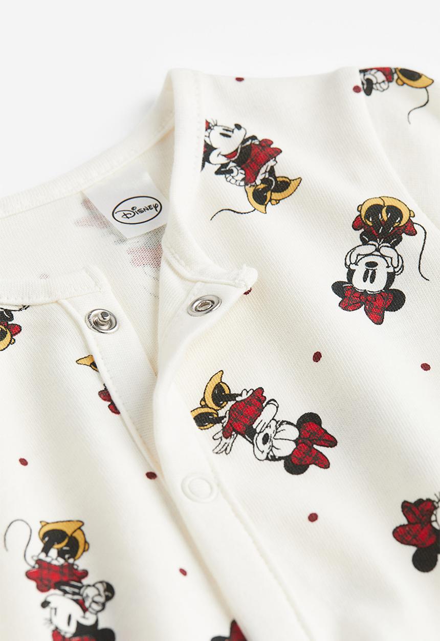 H&M - 2-Pack printed pyjamas - Red Minnie Mouse 