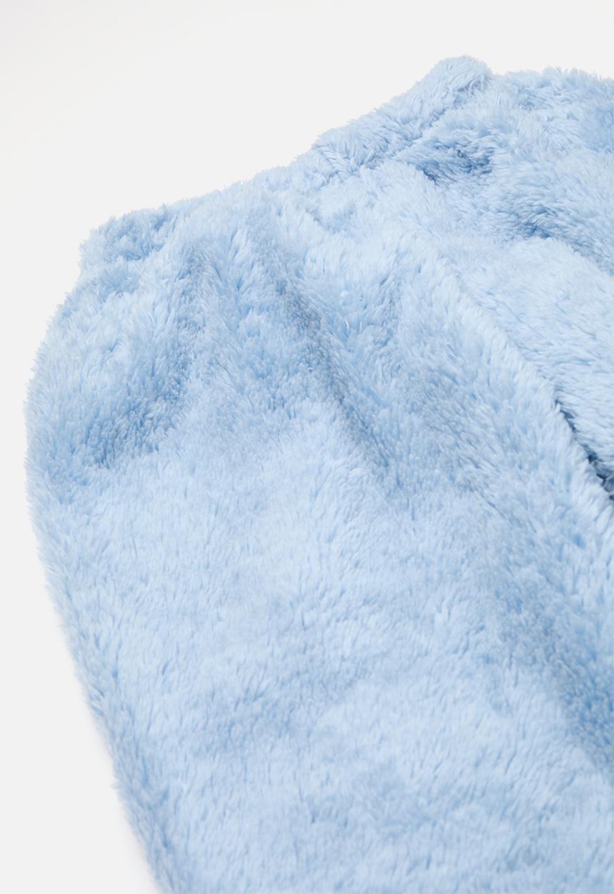 Pop Candy - Teddy fleece lounge wear  set - blue