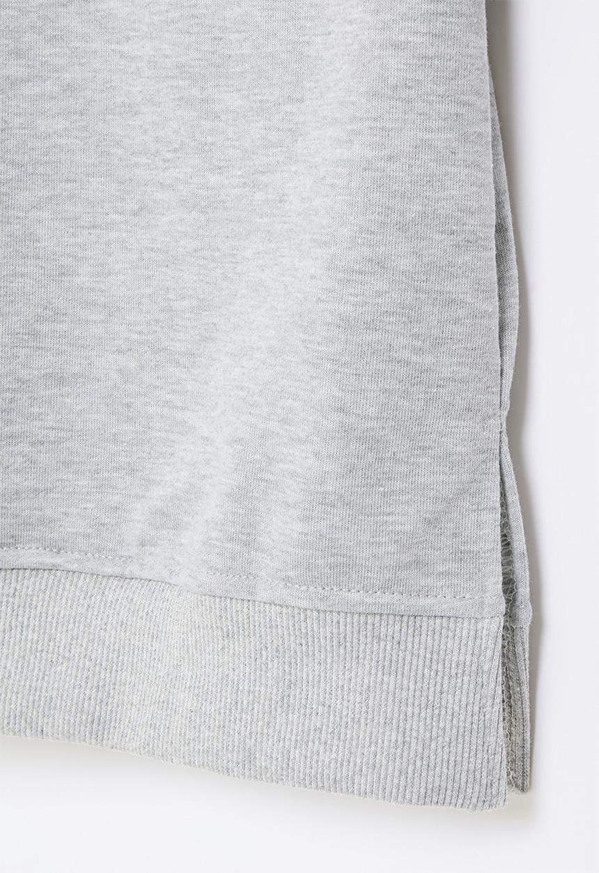 Pop Candy - Hooded sweat dress - grey