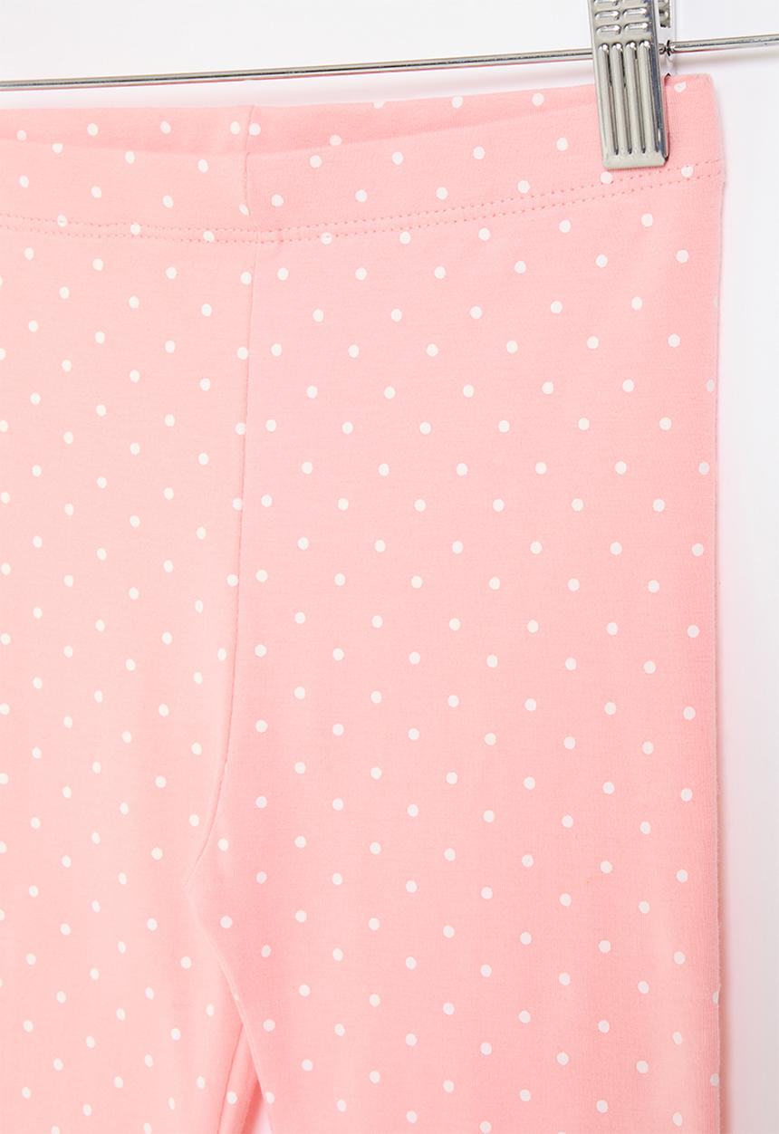 Pop Candy - Polka dot leggings - pink & white