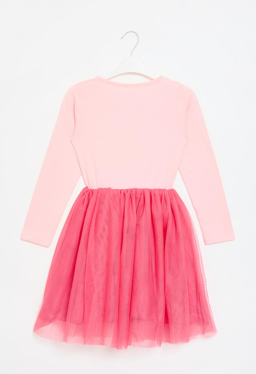 Pop Candy - Unicorn print mesh dress - pink