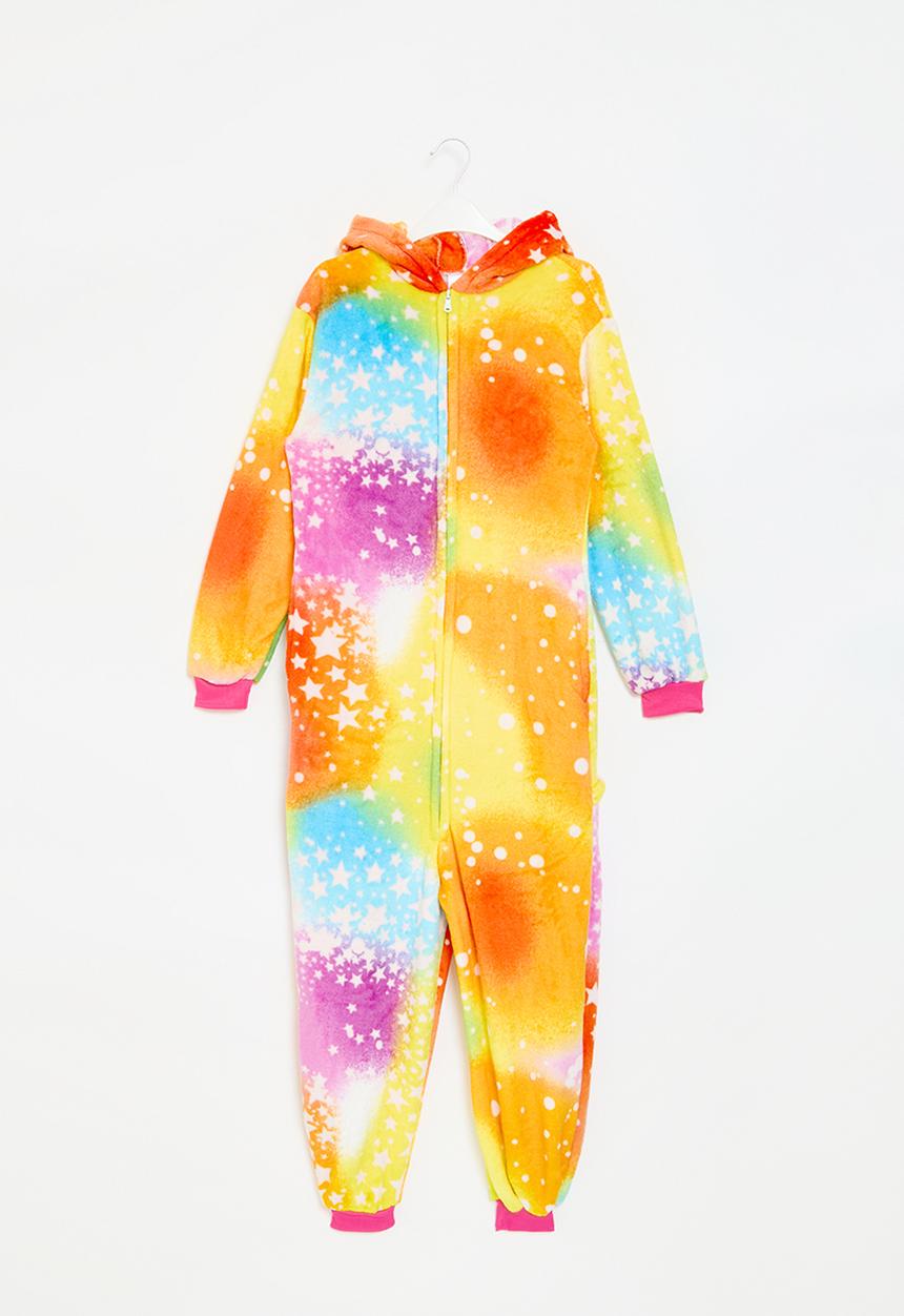 Pop Candy - Hooded onesie - multi