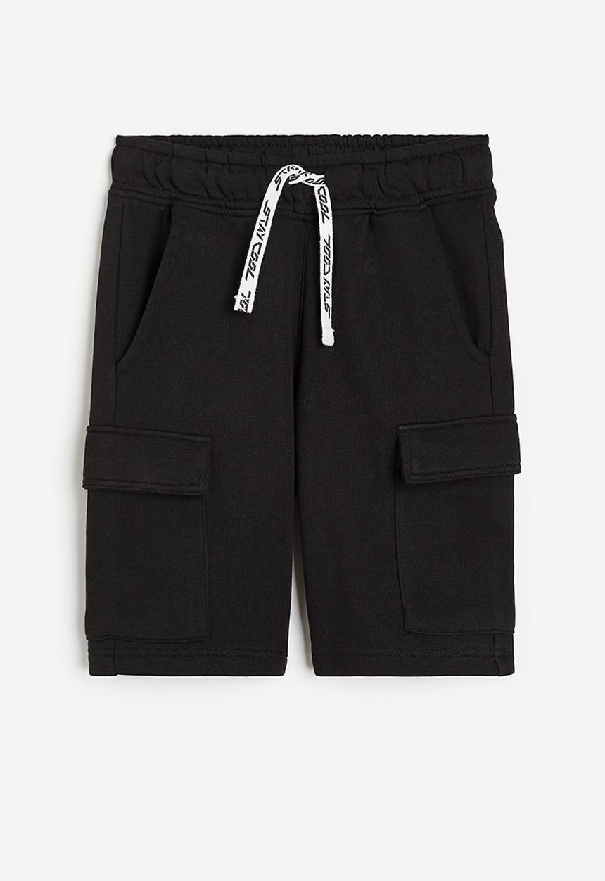 H&M - Cargo shorts - black