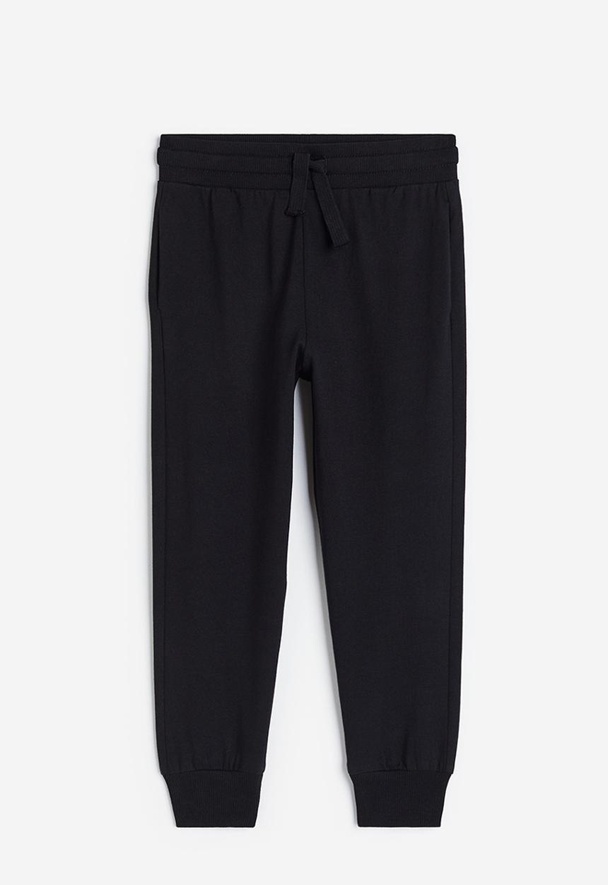 H&M - Jersey joggers - black