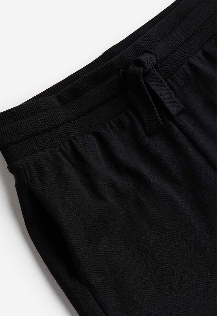 H&M - Jersey joggers - black
