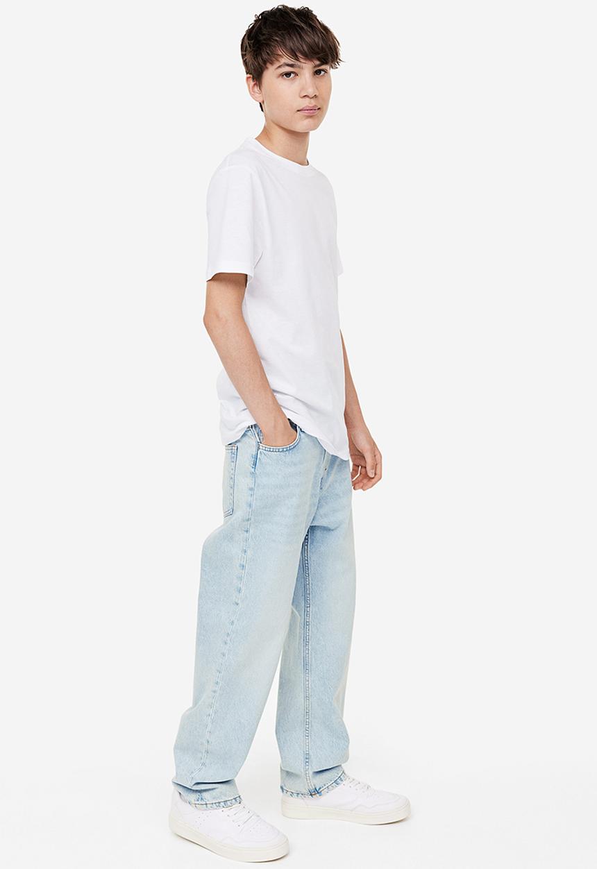 H&M - Loose fit jeans - light denim blue