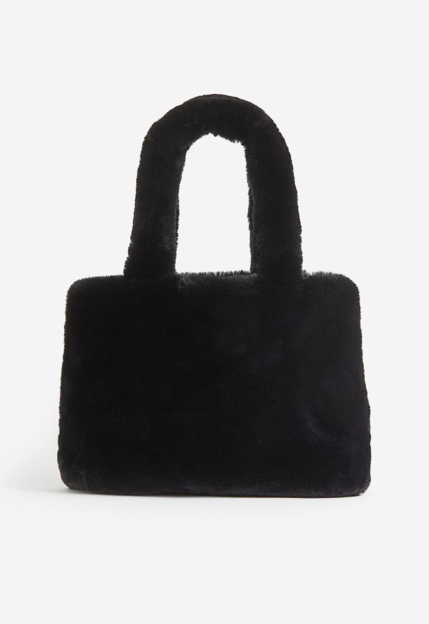H&M - Fluffy shoulder bag - black