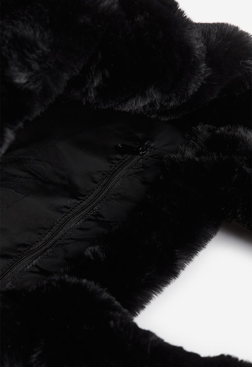H&M - Fluffy shoulder bag - black