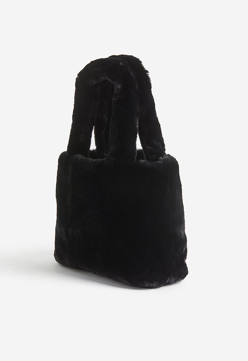 H&M - Fluffy shoulder bag - black