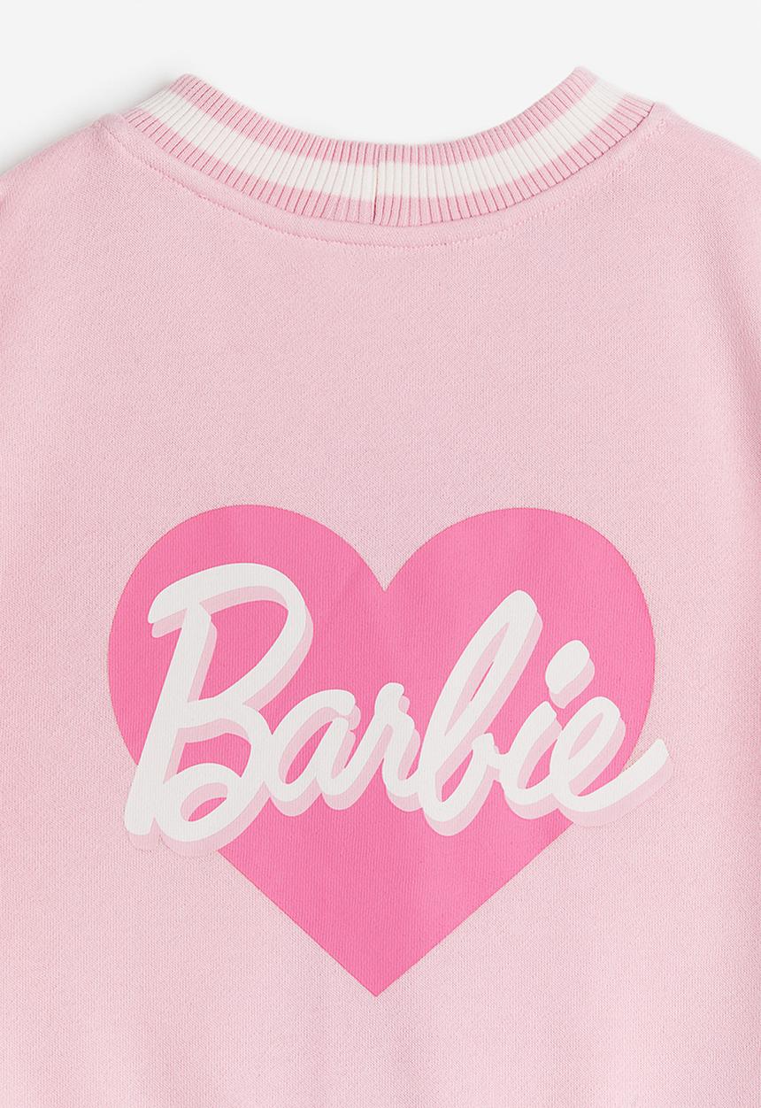 H&M - Printed cardigan - light pink barbie