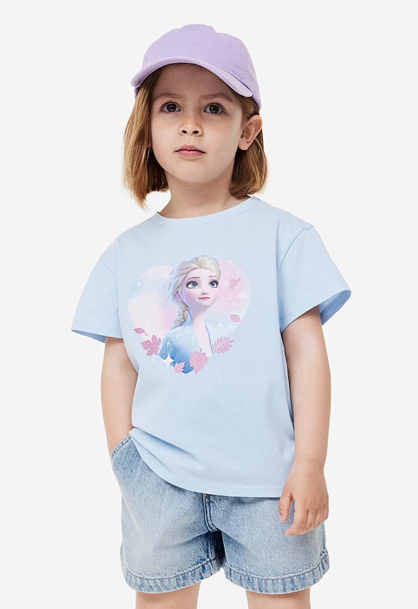 H&M - 3-Pack printed jersey tops - old rose frozen