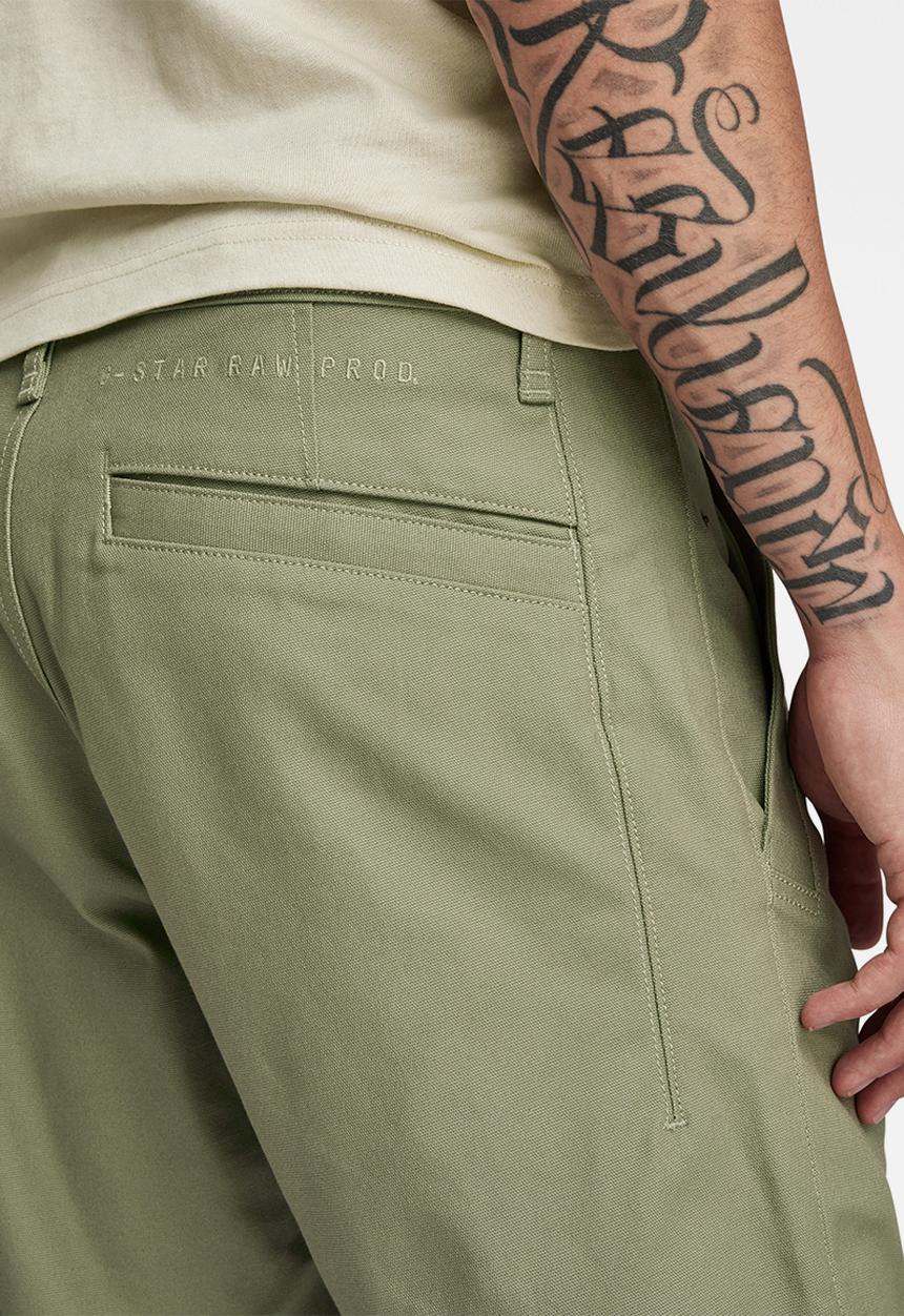 G-STAR - Bronson 2.0 slim chino short backdrop stretch canvas - shamrock