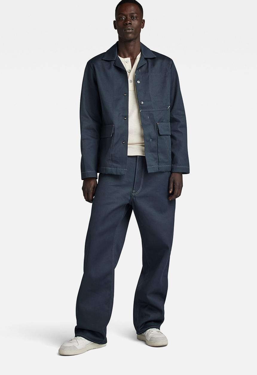 G-STAR - Modson Straight Chino Lead Selvedge Denim - Raw Denim