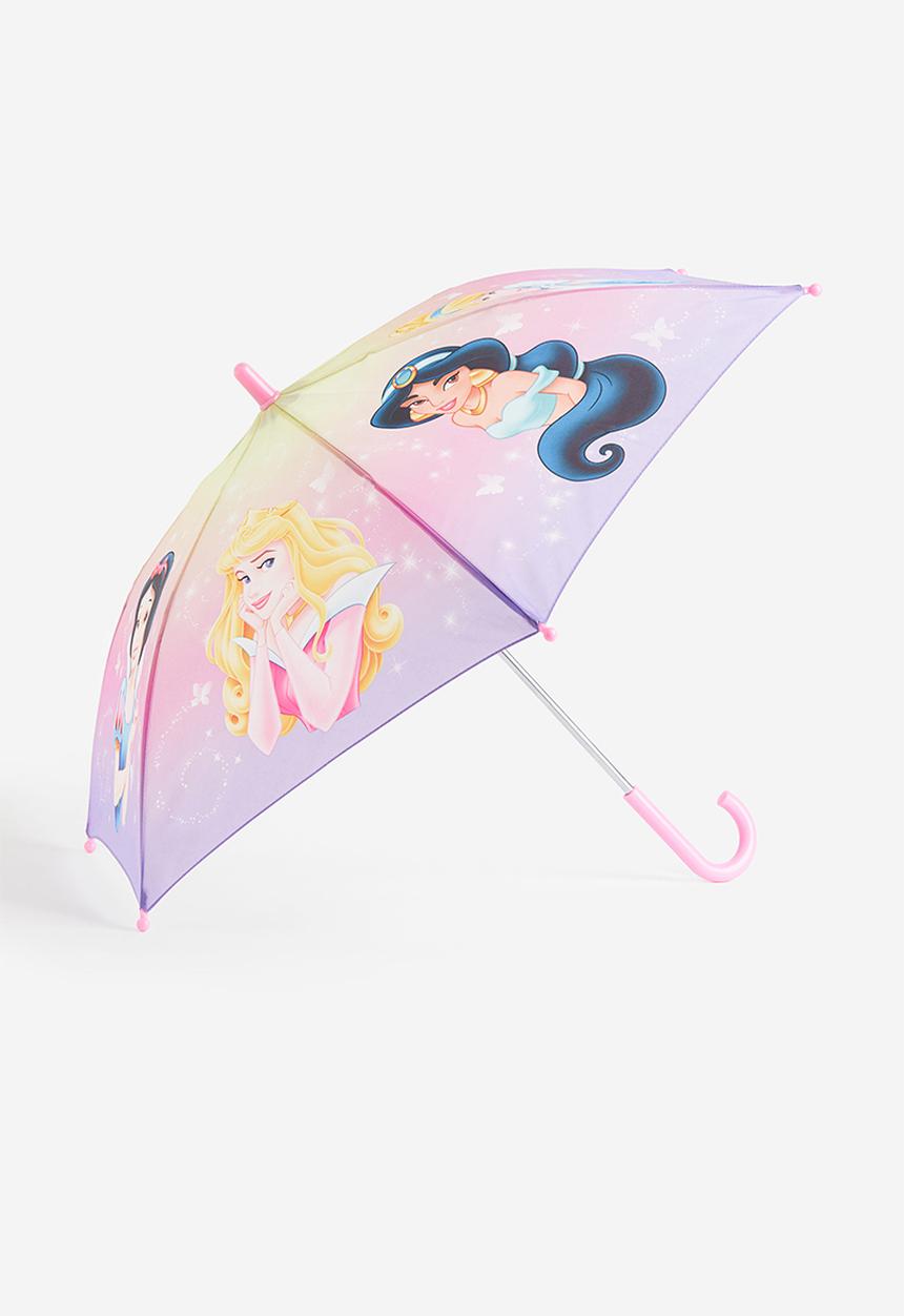 H&M - Printed umbrella - light pink disney princesses