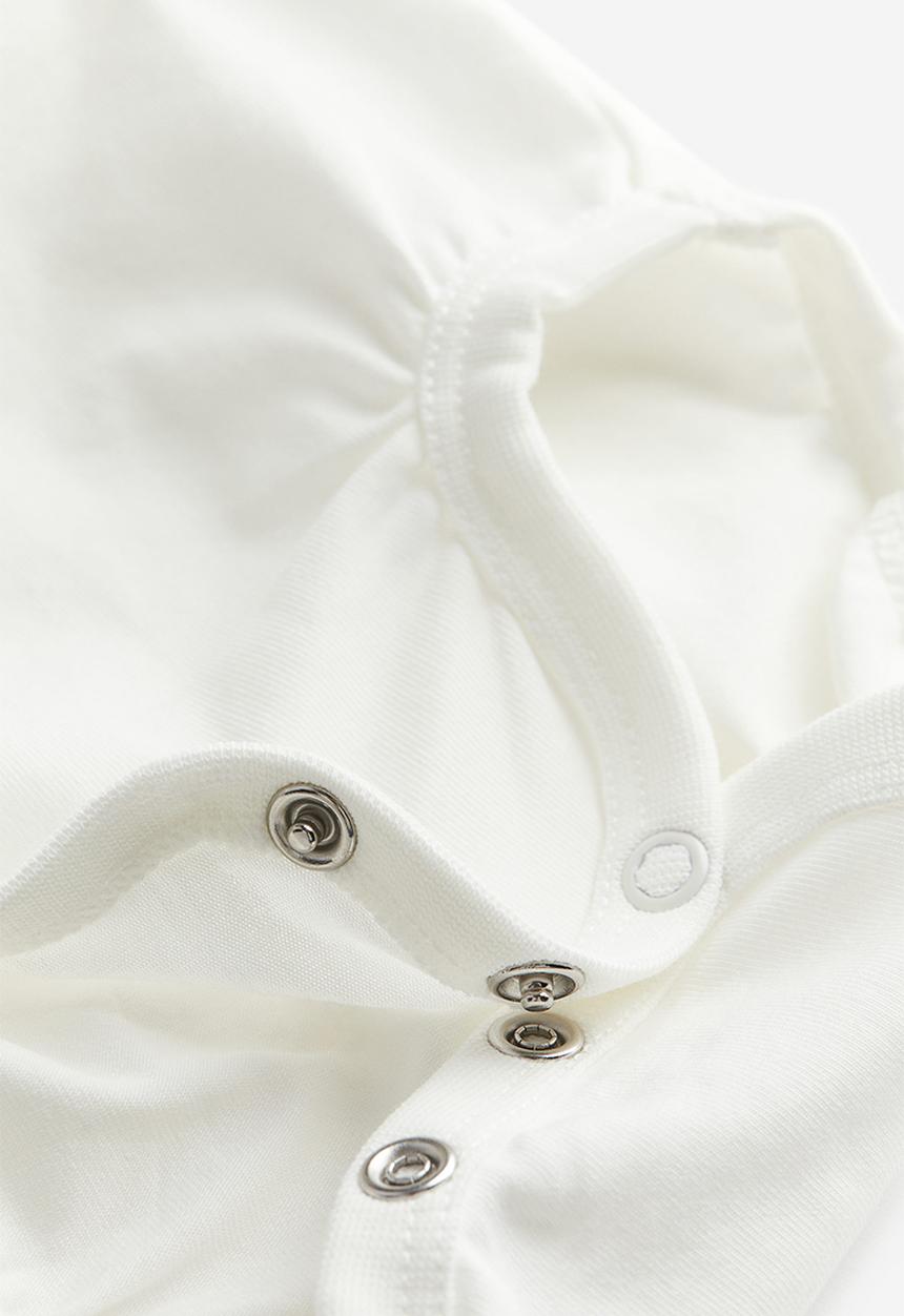 H&M - 3-Piece cotton set - white teddy bears 