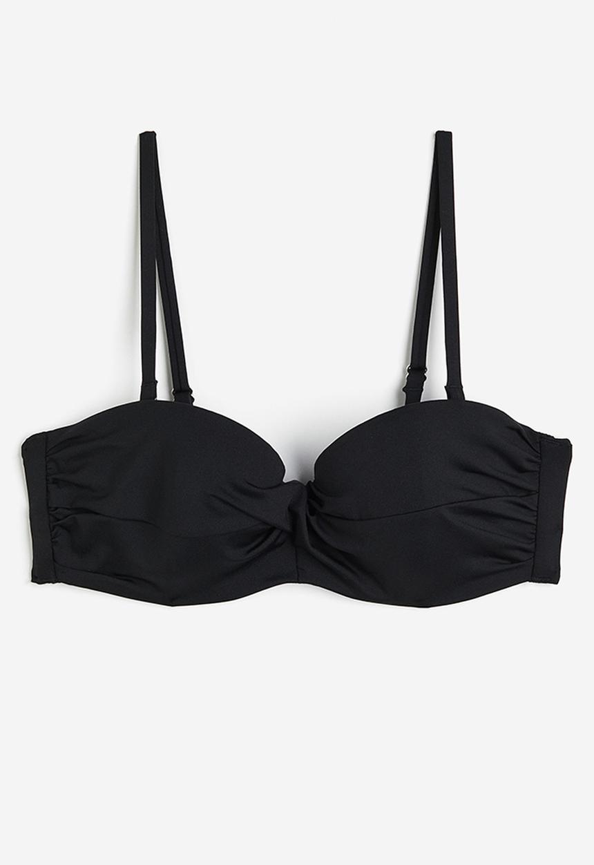 H&M - Balconette bikini top - black