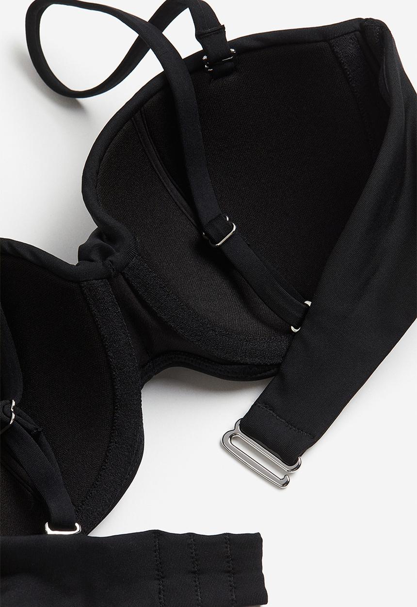 H&M - Balconette bikini top - black