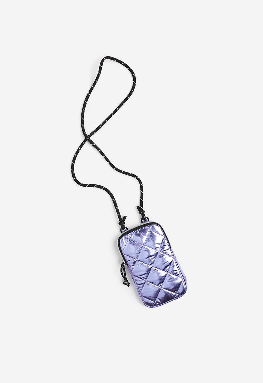 H&M - Quilted smartphone bag - light purple