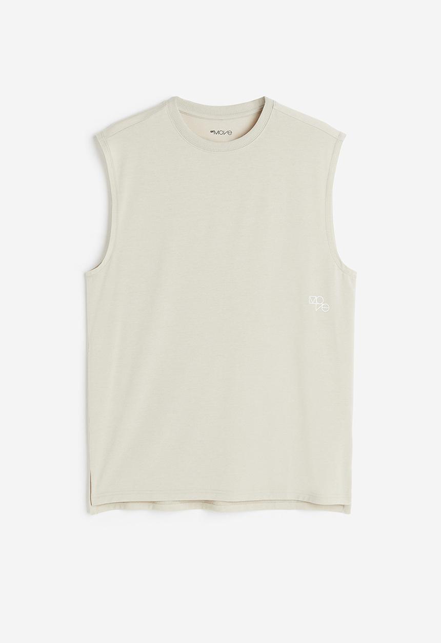 H&M - Drymove™ sports vest top - beige