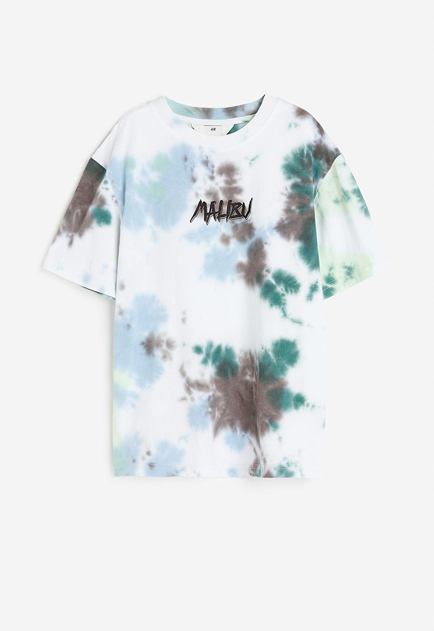 H&M - Printed jersey t-shirt - white malibu