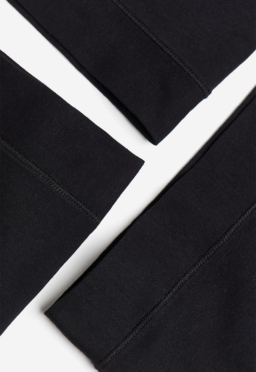 H&M - 3 Pack cotton shortie briefs - black 