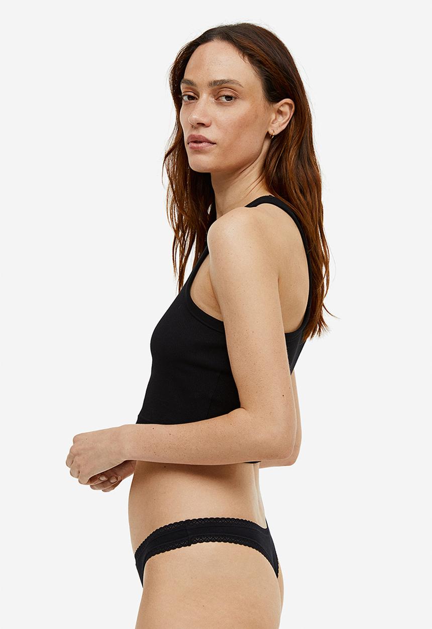 H&M - 3 Pack cotton brazilian briefs - multi