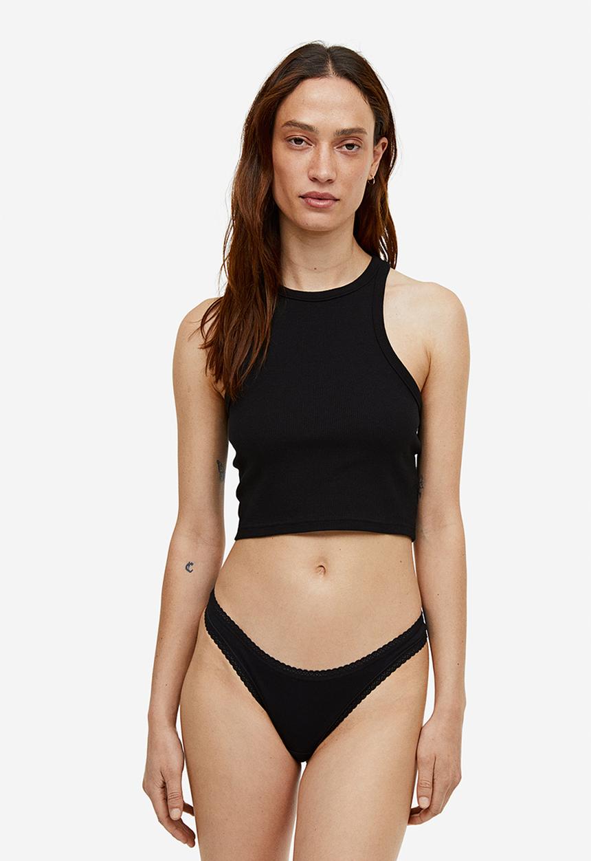 H&M - 3 Pack cotton brazilian briefs - multi