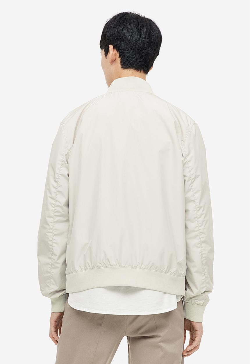 H&M - Bomber jacket - light greige