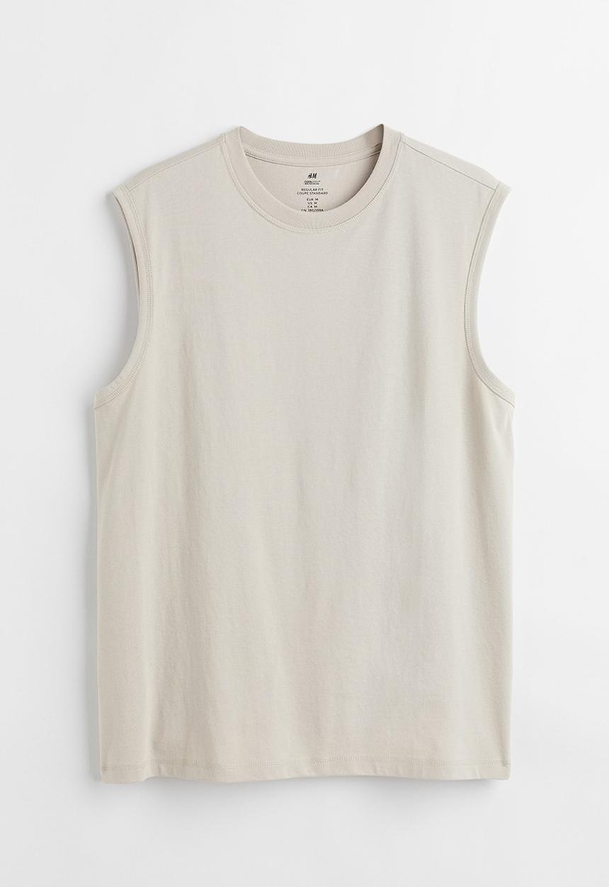 H&M - Coolmax® regular fit top - light beige