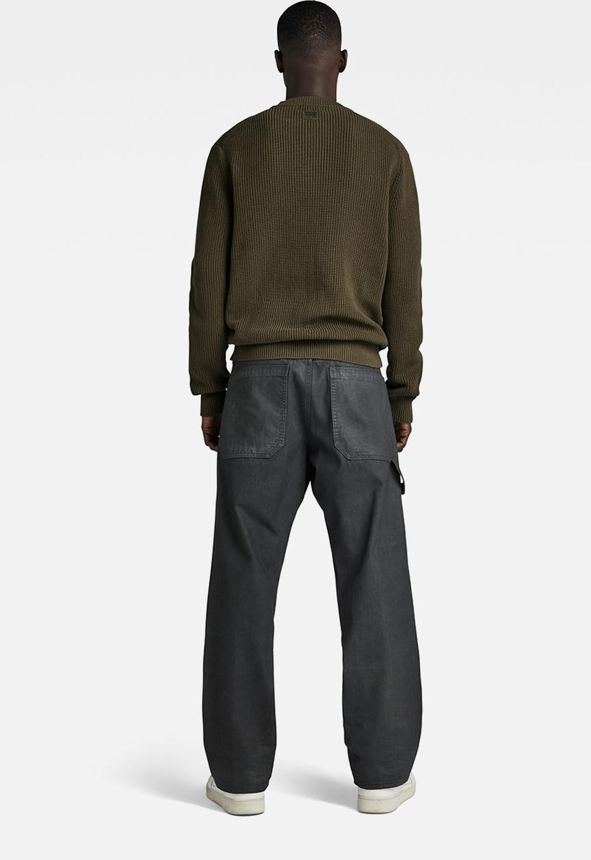 G-STAR - Pullover knitted sweater - dark olive