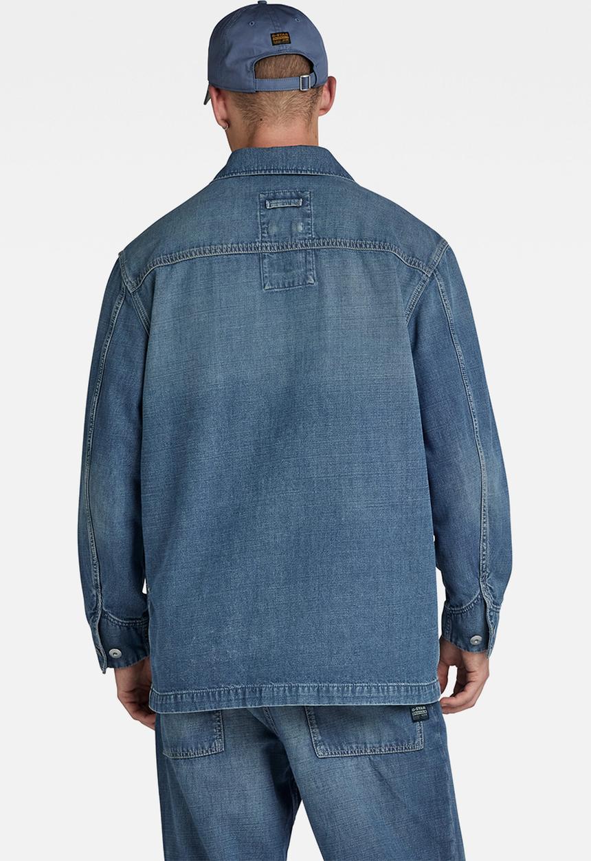 G-STAR - Chore jacket - faded mallard blue