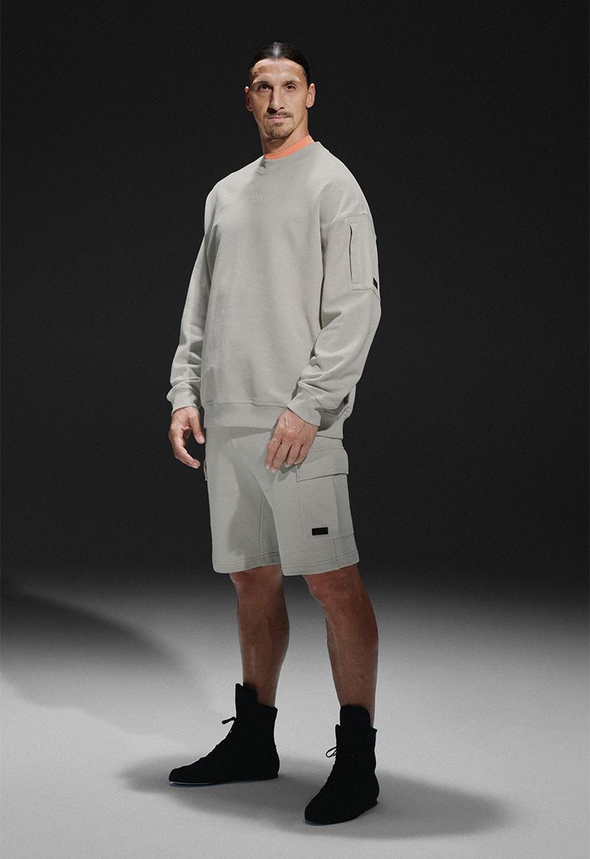 H&M - Drymove™ pocket-detail sweatshirt - light greige