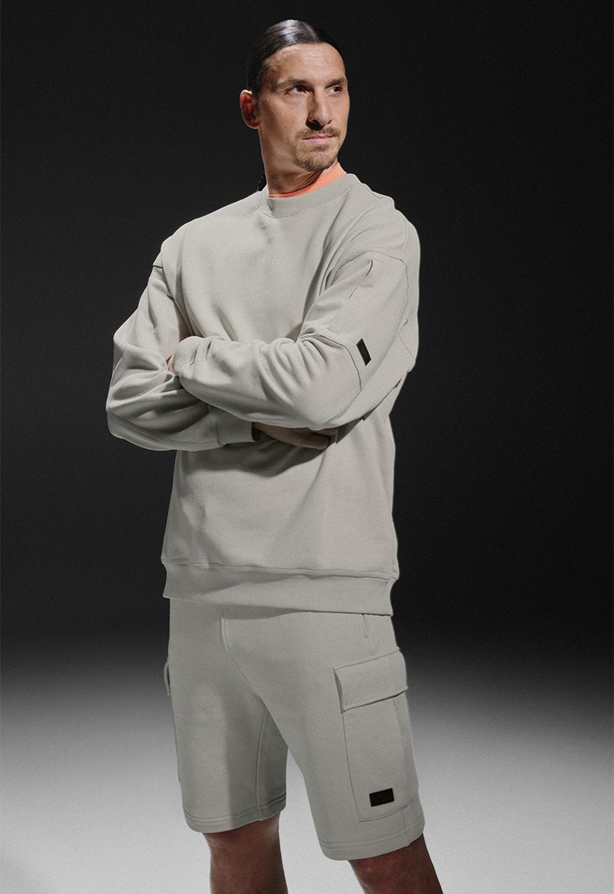 H&M - Drymove™ pocket-detail sweatshirt - light greige